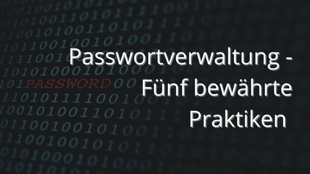 Grüne Nullen und Einsen. Passwort in roter Schrift. Symbol für Passwortverwaltung.