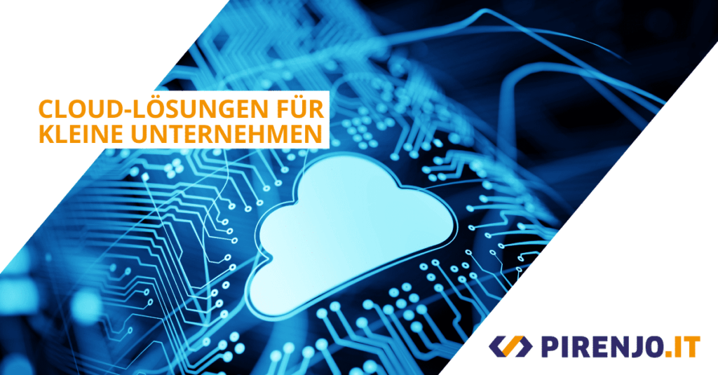 Wolke und Chip zeigen Cloud-Lösungen für kleine Unternehmen.