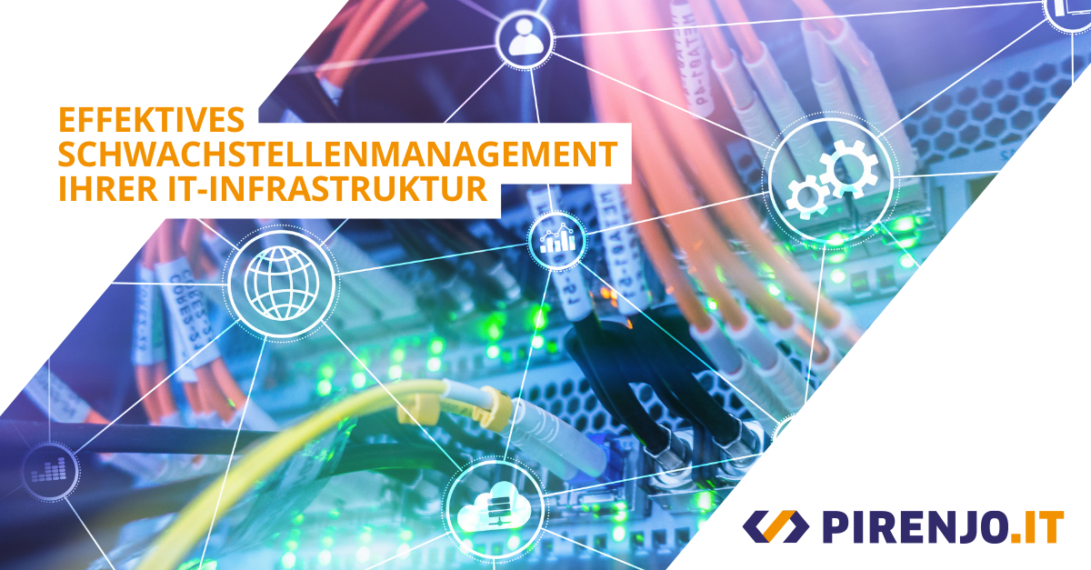 Patchpanel, das IT-Infrastruktur darstellt.