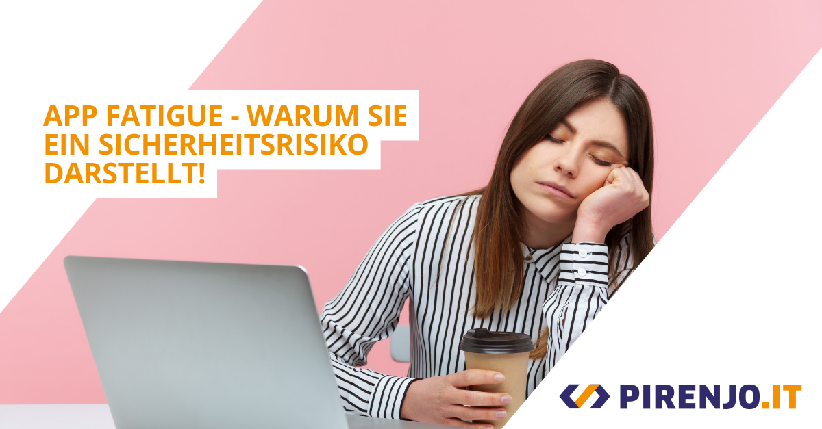 Frau am Laptop leidet unter App Fatigue.