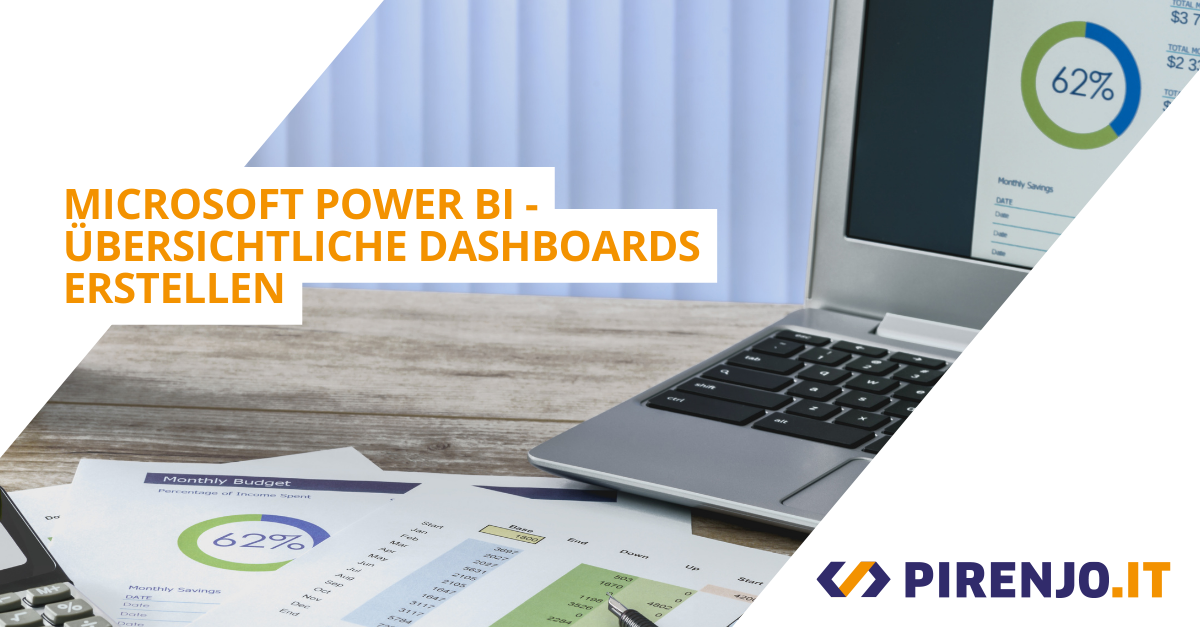 Laptop mit Dashboard und ausgedruckte Datenanalysen.